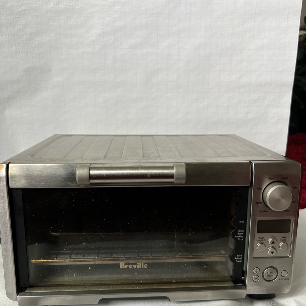 Breville Compact Countertop Toaster Oven - Silver Stainless